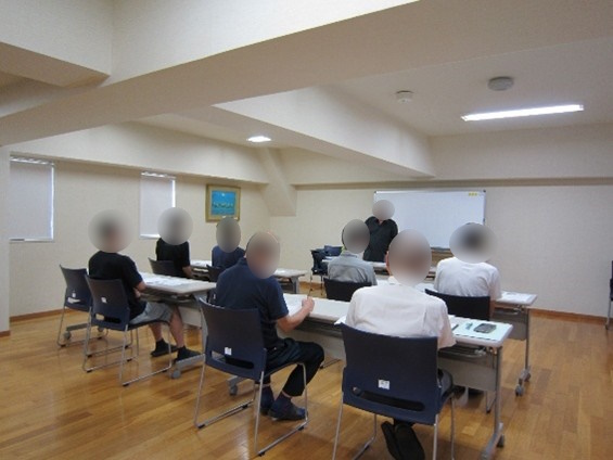 講演会にて